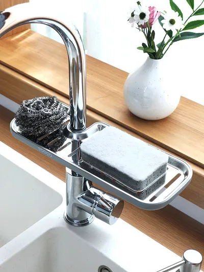 Stainless Steel Sink Storage Rack Kitchen Supplies