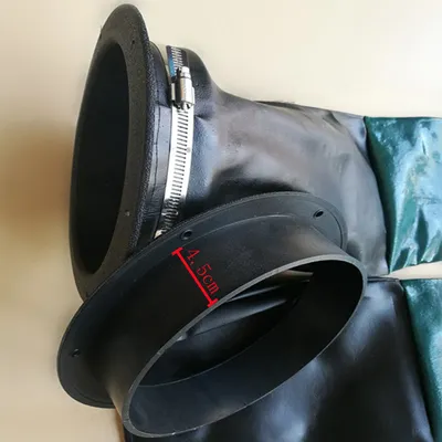 Special gloves for sandblasting machine