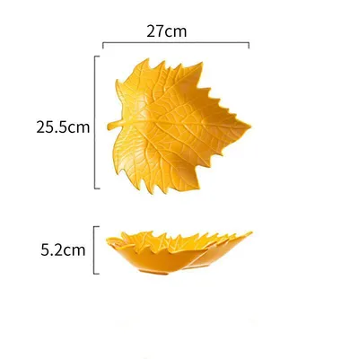 Ceramic Snack Plate For Creative Home Use