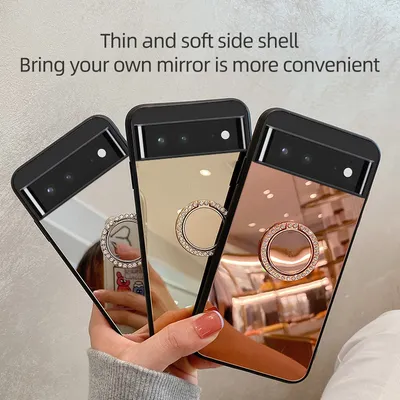 Phone Case Mirror Finger Ring Bracket