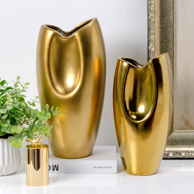 Creative Living Room Decoration Vase Modern Home Accessories Ceramic Crafts Ornaments