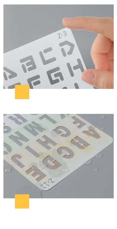 Hollow Painting Template Graffiti Inkjet Lace Ruler