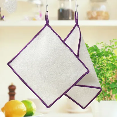 Non-Stick Oil Thickened Bamboo Fiber Dish Towel