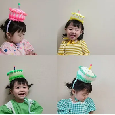Creative Party Headdress Cute Cartoon Birthday Hat