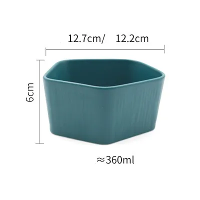 Nordic Creative Ceramic Western Food Plate With Wooden Handle