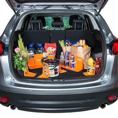 Multifunctional Car Back Auto Trunk Fixed Rack Holder Luggage Box Stand Shake-proof Organizer