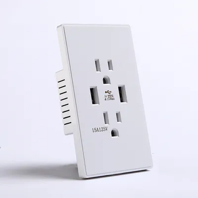 US standard with USB socket panel