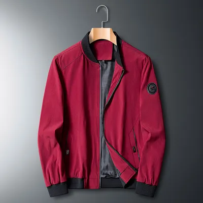 Plus Size Jacket Men's Spring And Autumn Baseball Uniform