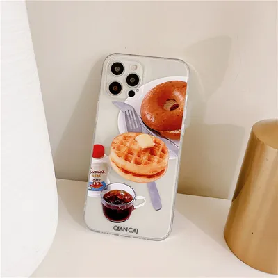 Creative Bread Holder Silicone Phone Case