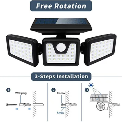 Solar wall lamp