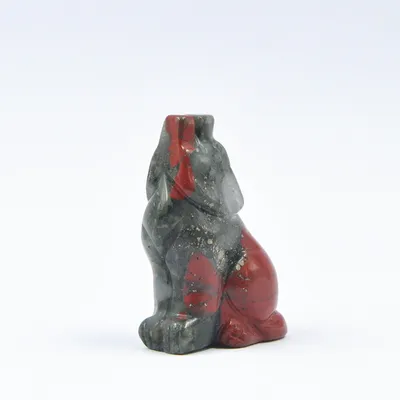 Source Animal Carving Ornaments Crystal Gems Agate Wolf Craft Ornaments