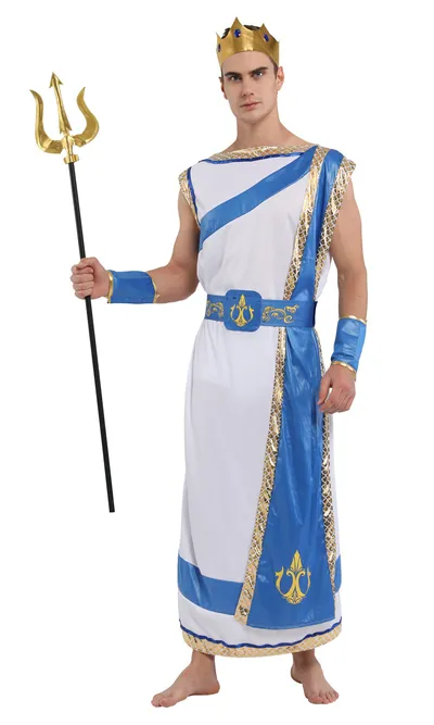Greek Mythology Poseidon Performance Costume