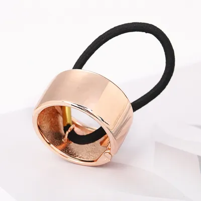 Alloy ponytail hair buckle