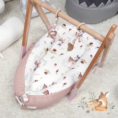 Animal Series Cotton Crib Middle Bed Dark And Stain Resistant