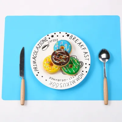 Rectangular 4030 Silicone Placemat Non-slip Heatproof Foldable