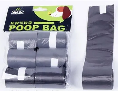 Dog Pet Travel Foldable Pooper Scooper With 1 Roll Decomposable bags Poop Scoop