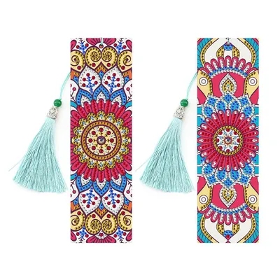 5D Diamond Painting Creative Bookmarks Peacocks