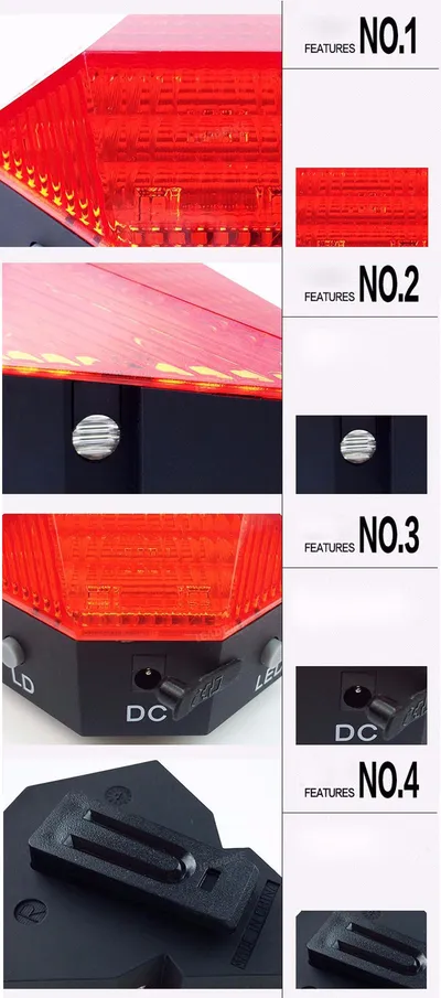 USB charging warning light bicycle tail light
