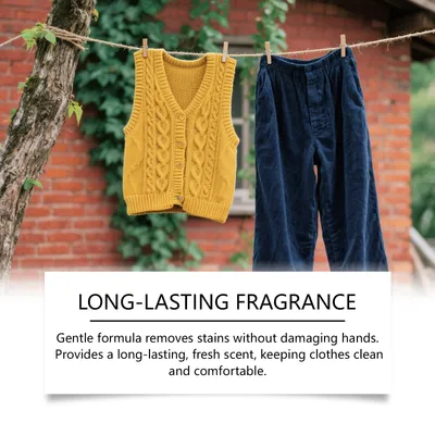 JAKEHOE Laundry Sheets Daily Cleaning For Clothes, Removes Stubborn Stains Gentle On Skin Leaves A Lasting Fragrance For Your Home Protects Your Clothes