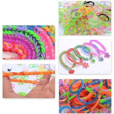 10000 Loom Bands - Kit Includes Colourful Premium Rubber Quality Craft Kit