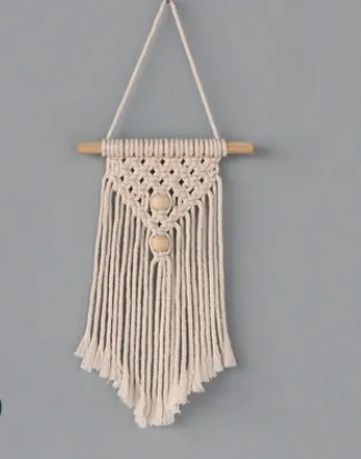 Hand-woven Lace Wall Hanging Woven Rainbow Tapestry Bohemian Crafts Jewelry Beautiful