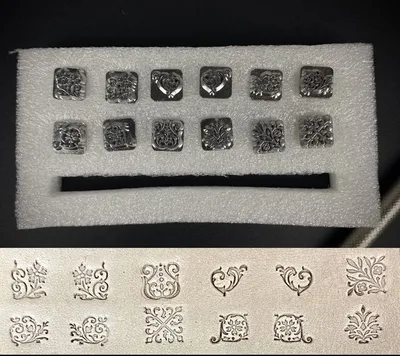 New Craft Leather Pattern Printing Tool Set