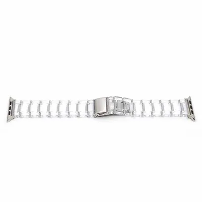 Transparent Three-bead Resin Glacier Strap