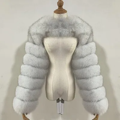 Fur Coat Fox  Fashion Faux Autumn And Winter Coat