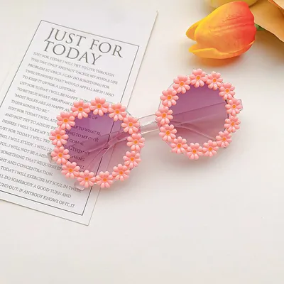 Cute Flower Children's Sunglasses UV Protection