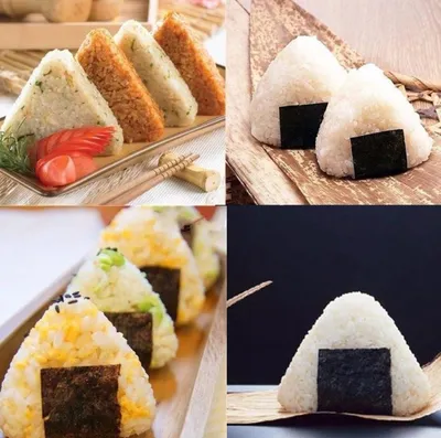 Home Simple Triangle Rice Ball Mold Set