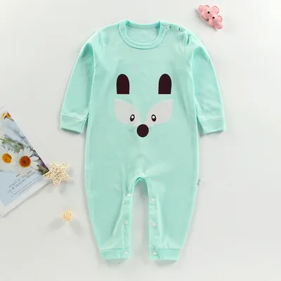 Baby cotton jumpsuit Long sleeve romper