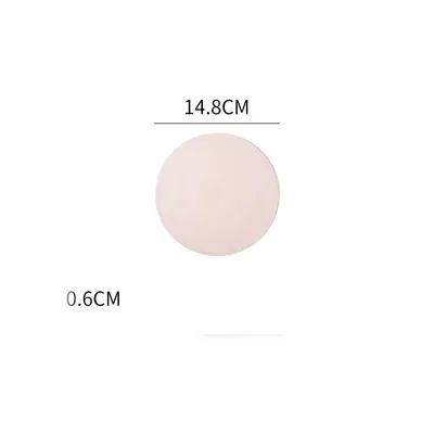Home Simple Matte Round Sushi Plate