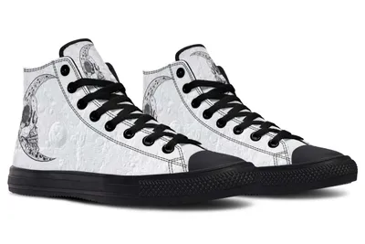 Printed Couple High-top Canvas Shoes