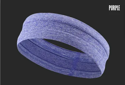Non-slip antiperspirant headband sports turban
