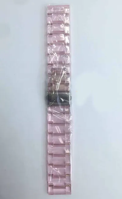 Transparent Three-bead Resin Glacier Strap