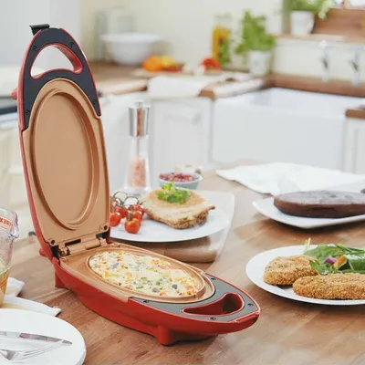 Kitchen Ceramic Non Stick Copper Infused Healthy No Oil Grill Omelette Maker
