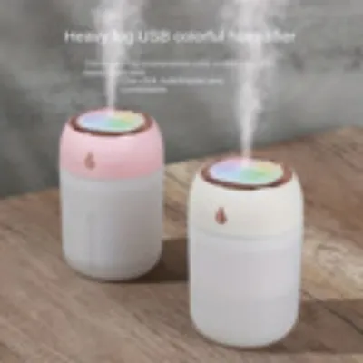 Portable Mini  Humidifier, 220ml,Small Cool Mist Humidifier, USB Personal Desktop Humidifier For Bedroom Travel Office Home Random Colors