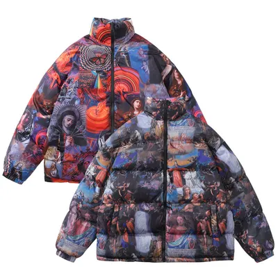 Men's Retro Thickened Bread Coat Cotton Coat