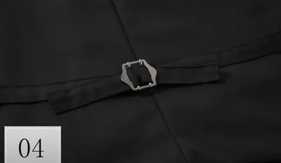 Large Size British Style Double-Breasted Casual Suit Vest