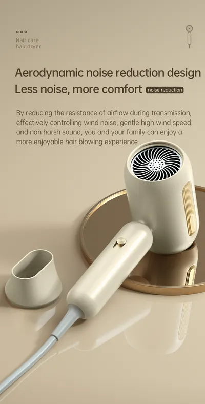 F41 Hair Dryer 1900W High-Speed Electric Turbine Airflow Low Noise Constant Temperature And Quick