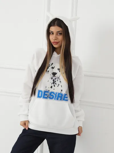 Women's Fashionable Casual Printed Long Sleeved Sweatshirt