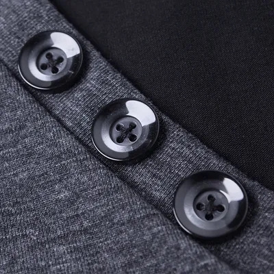 Men's combed cotton long sleeve T-shirt