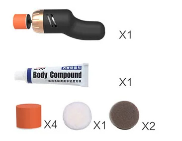 Automobile cosmetology and maintenance equipment cleaning, polishing and polishing tools, paint surface scratch, repair machine artifact
