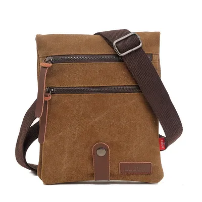 Double-layer special dual-use small crossbody men's bag