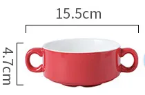 Ceramic baking bowl tableware combination set