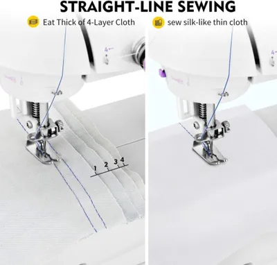 Electric Sewing Machine Portable Multifunctional Household Desktop Sewing UK