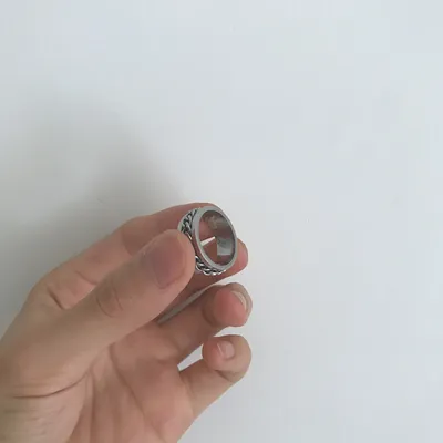 Men's Titanium Steel Index Finger Ring Men's Single