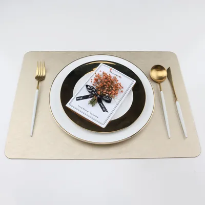 Home High-grade Leather Placemat