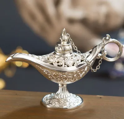 Metal Craft Wishing Lamp Aroma Diffuser Home Furnishing