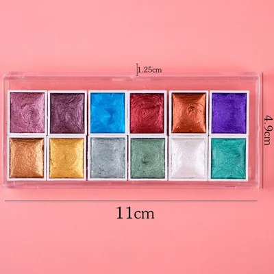 Pearlescent Nail Solid Watercolor Pigment